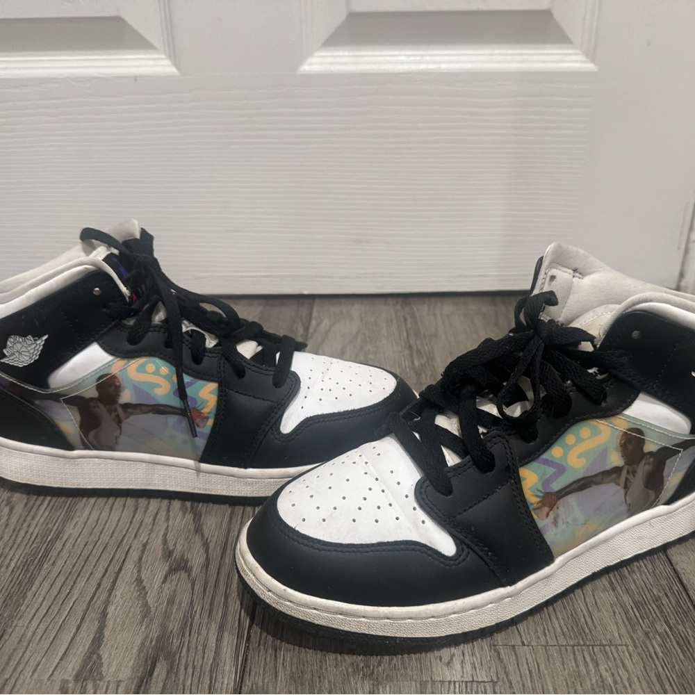 Nike Kids Sneakers Black White Multicolor